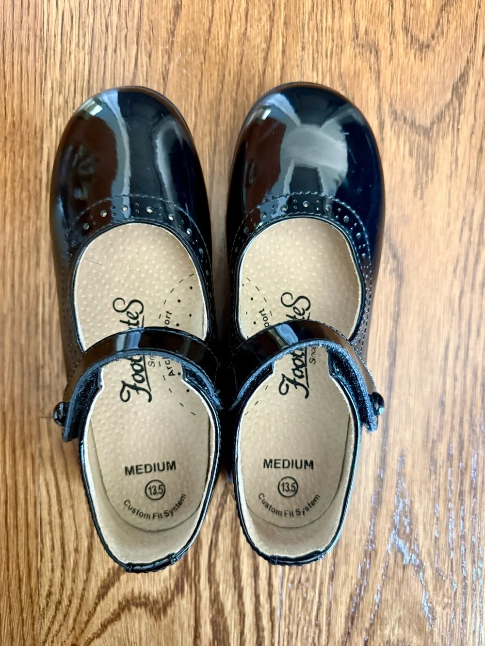 Black Patent Mary Jane Kids Shoes by Footmates